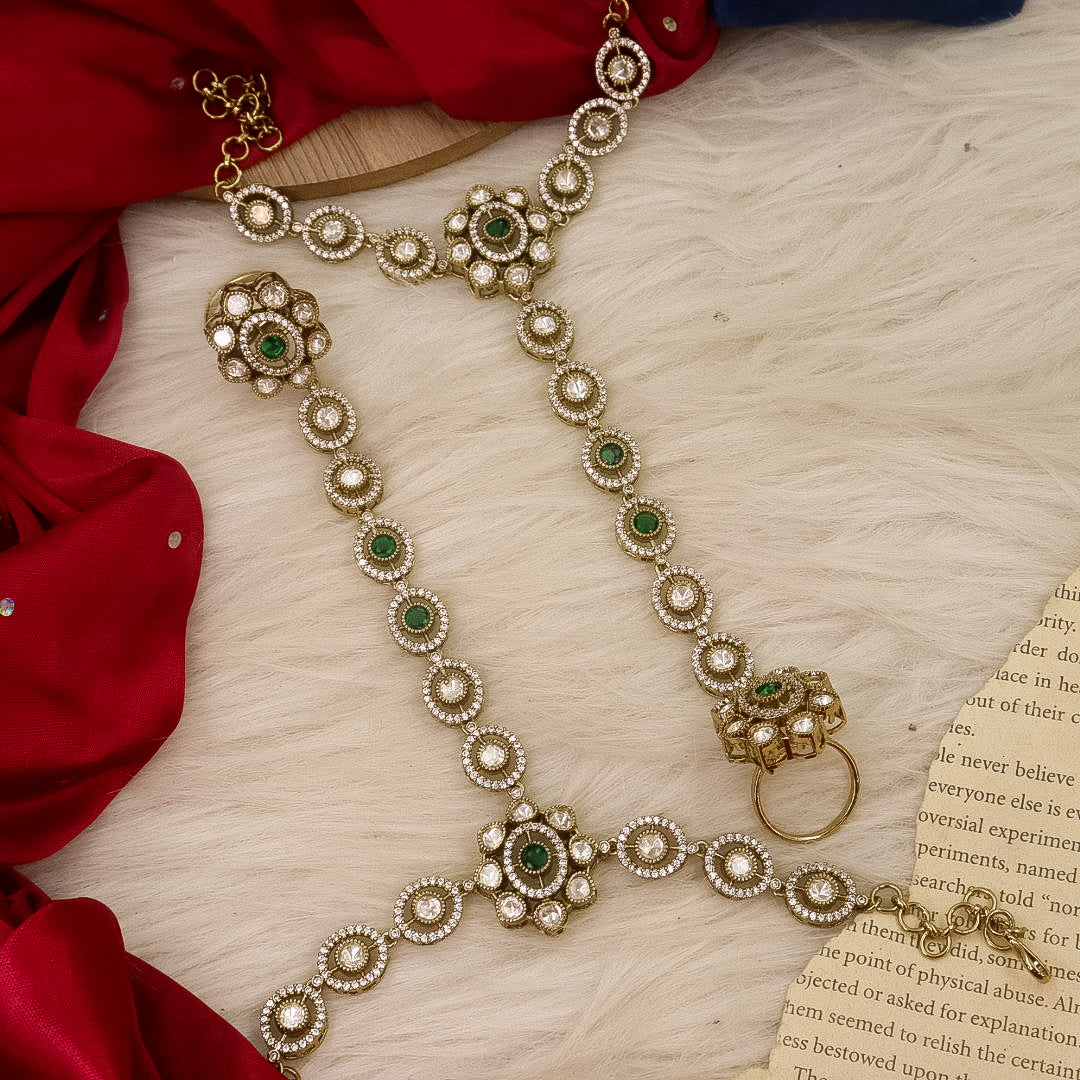 Lipa Designer Moti Moissanite Set