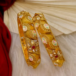 Load image into Gallery viewer, Vama  Meenakari Brass kada