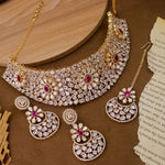 Load image into Gallery viewer, Designer Shivani Moissianite Choker - Golden
