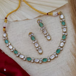 Load image into Gallery viewer, Sleek Mint Moissanite Necklace