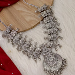 Load image into Gallery viewer, Oxidise Long Necklace