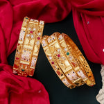 Load image into Gallery viewer, Ruchita Rajwadi 6 Bangles Set