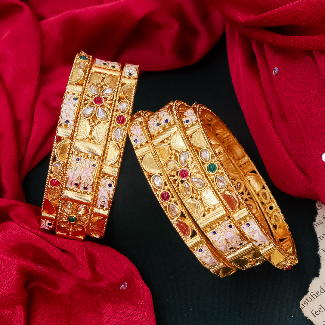 Ruchita Rajwadi 6 Bangles Set