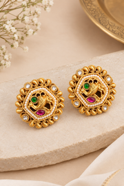 Zeeena  Brass Studs