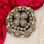 Load image into Gallery viewer, Pooh Polki Kundan Hair Bun