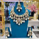 Load image into Gallery viewer, Aishwarya Semi Bridal Kundan Polki Necklace
