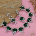 Load image into Gallery viewer, Bijli American Diamond Choker Set
