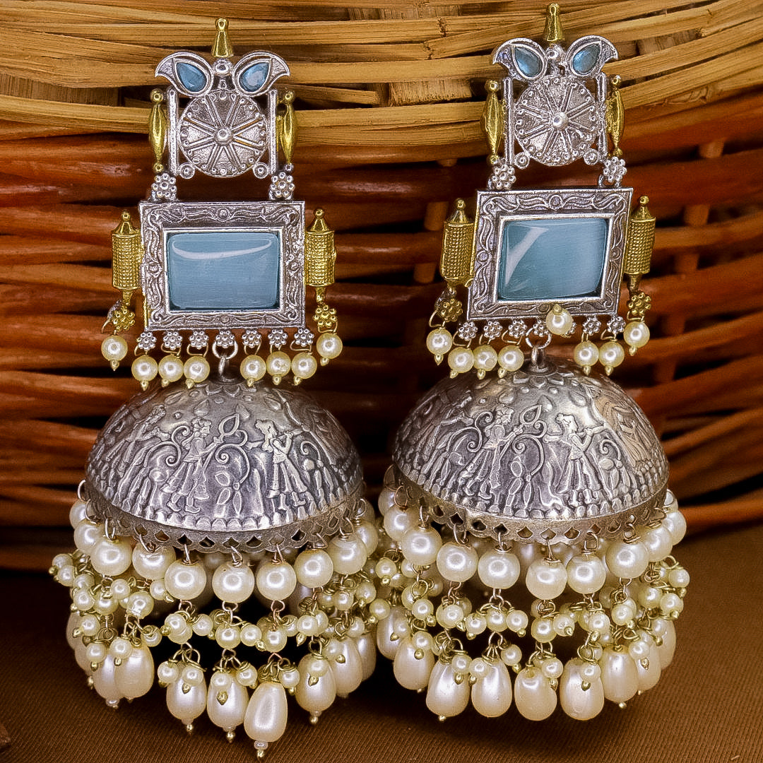 Shonali Statement Premium Brass Jhumka