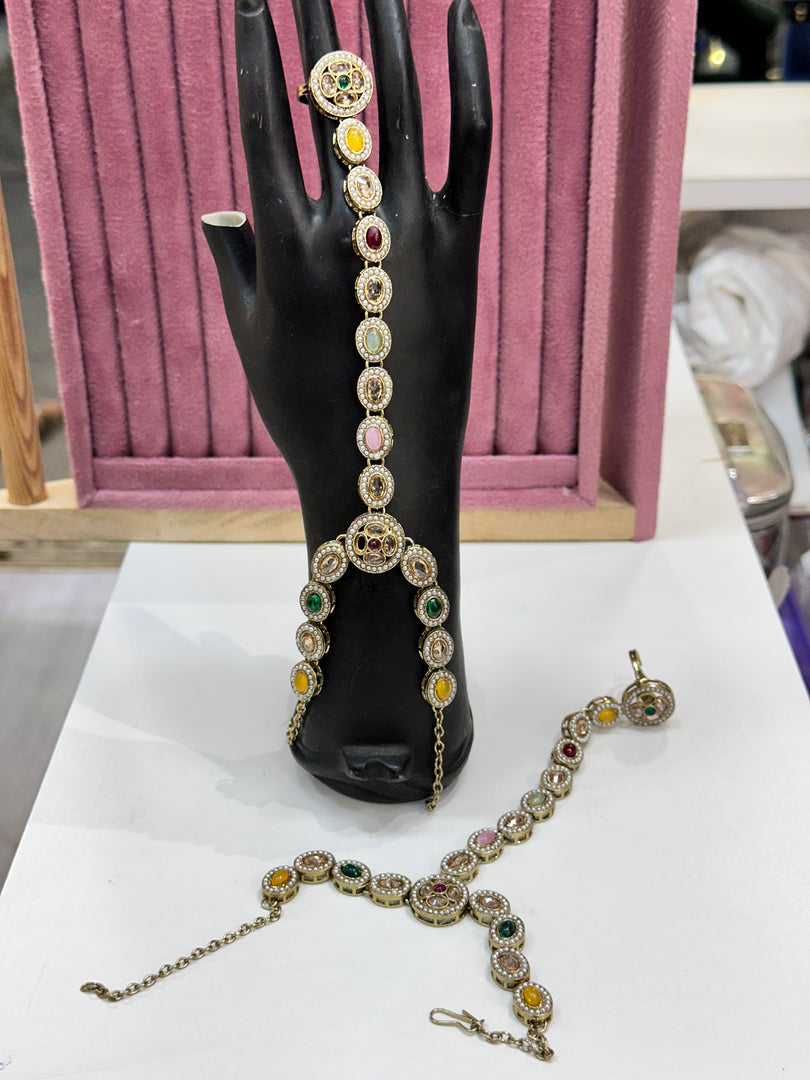 Multi Colour Reverse AD Hathpanja