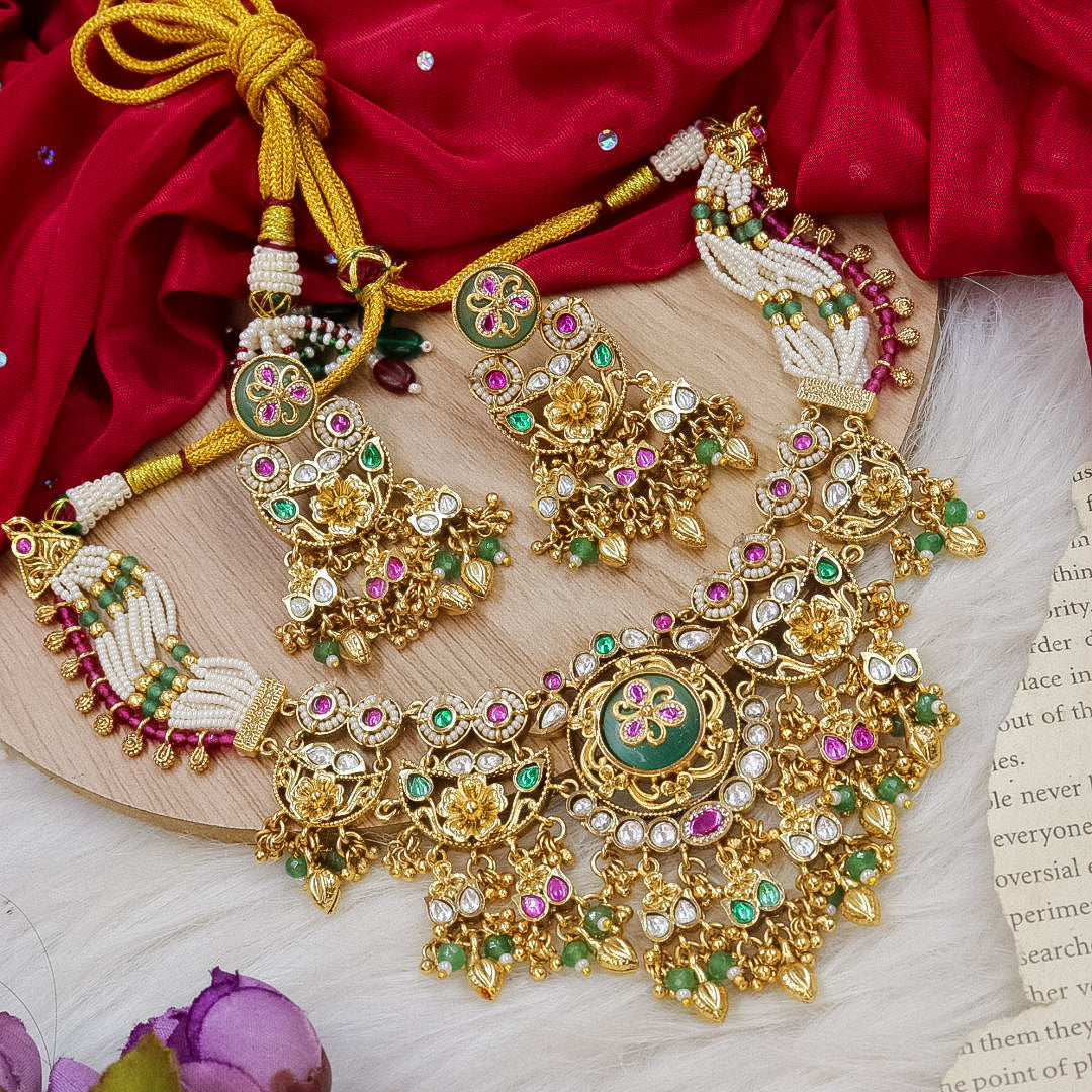 Sanjana Premium  Swaroski Necklace
