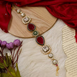 Load image into Gallery viewer, Pikna Kundan Polki Sheeshphool