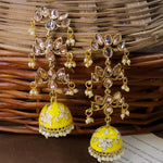 Load image into Gallery viewer, 3 Layer Lotus Jhumka

