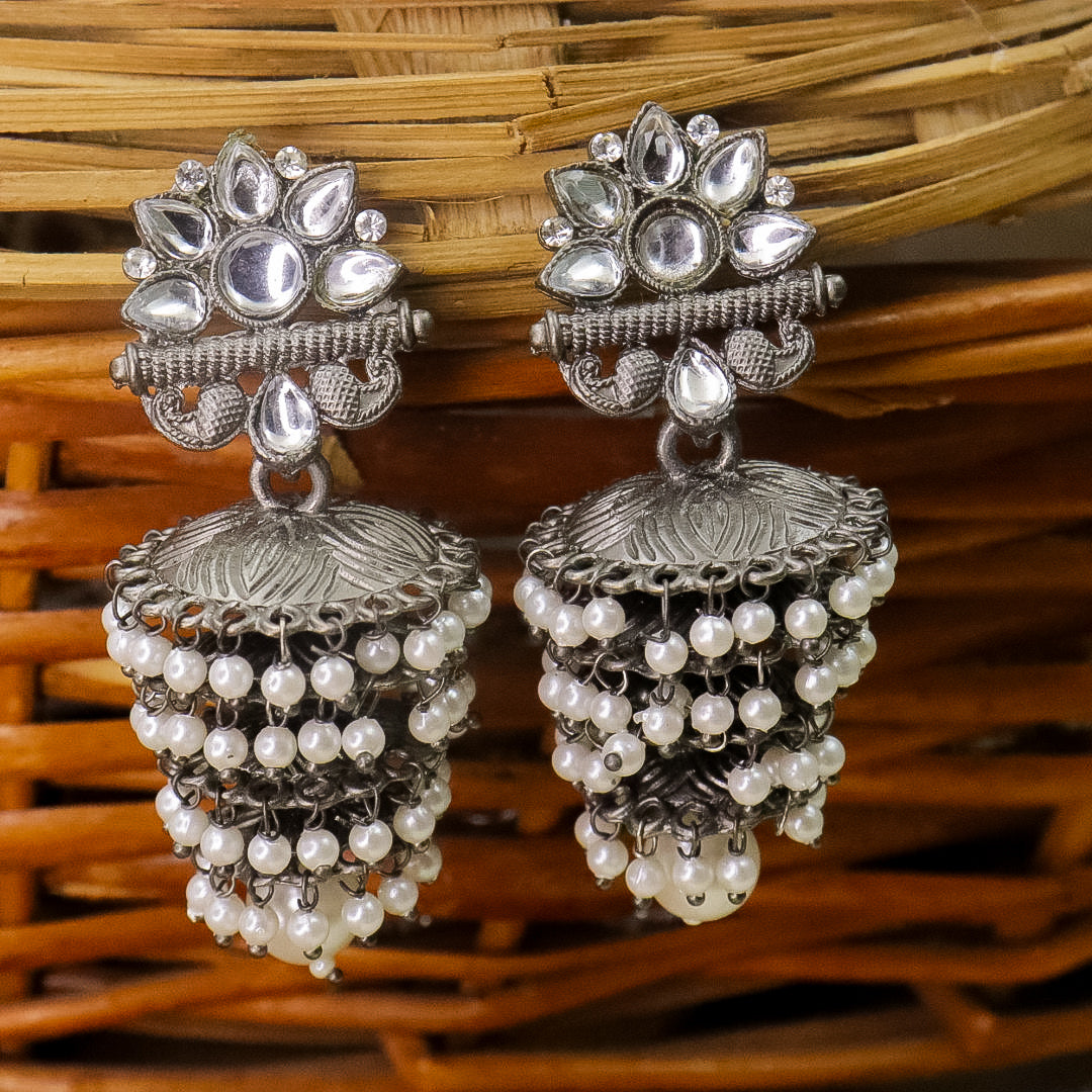 German Silver Jhumka
