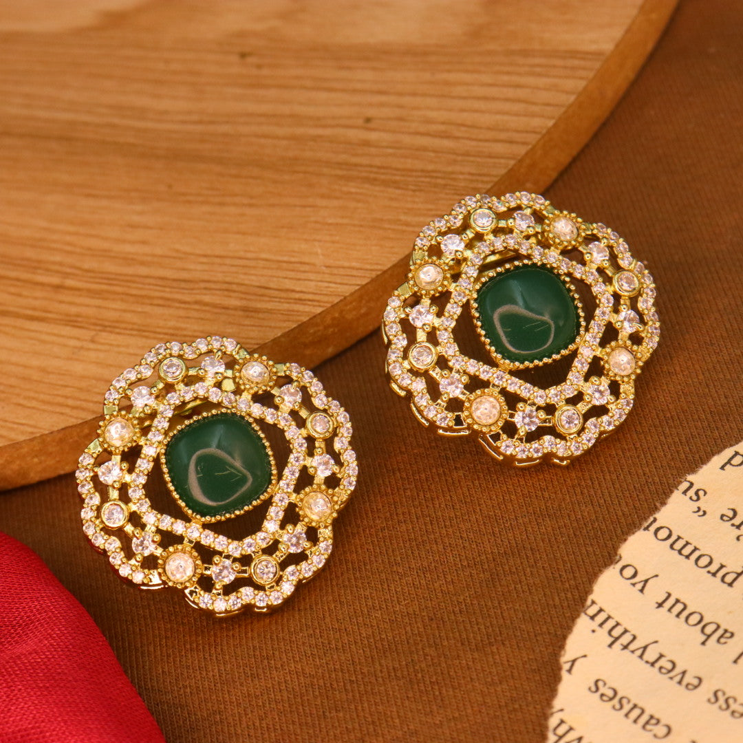 Shaziya Moissianite Earrings
