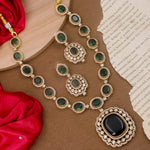 Load image into Gallery viewer, Emerald Polki Set
