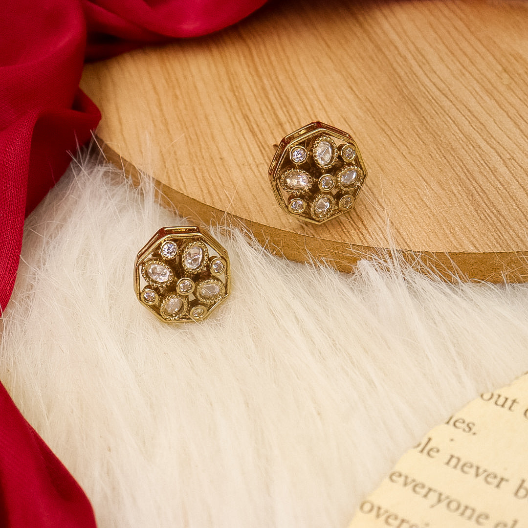 Luba Moissanite Studs