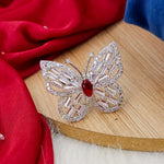 Load image into Gallery viewer, Butterfly AD Ring- Adjustable