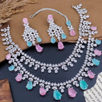 Load image into Gallery viewer, Tara Sutaria Inspired Layered Set- Pink Mint
