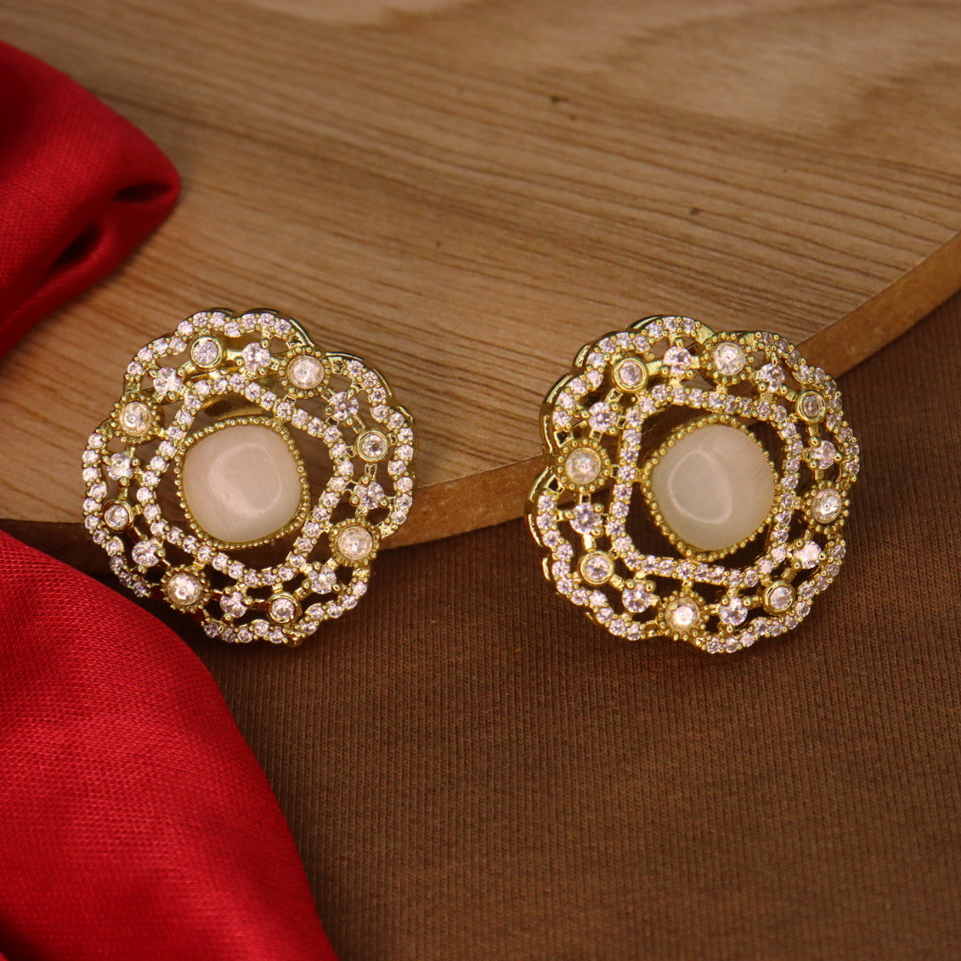 Shaziya Moissianite Earrings