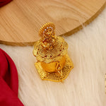Load image into Gallery viewer, Laxmiji  Brass Sindoor Dibbi