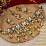 Load image into Gallery viewer, Temsi Premium Polki Necklace