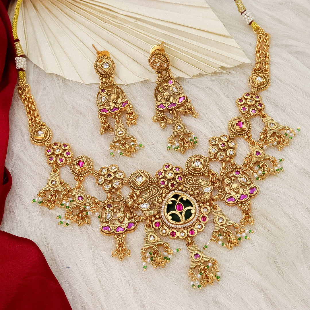 Meja Heritage+ Swaroski Premium Necklace