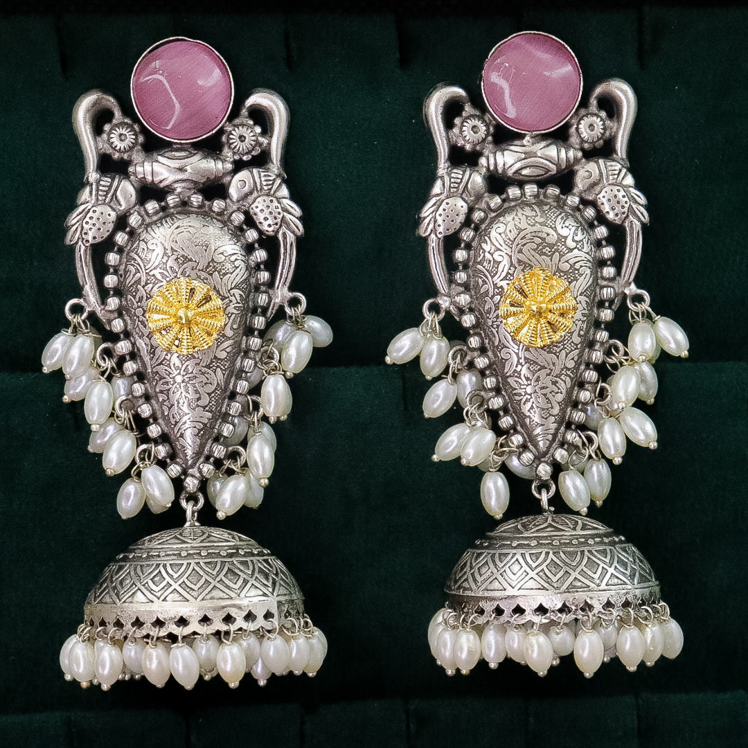 Reena Statement Trending Premium Brass Jhumka