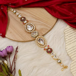 Load image into Gallery viewer, Omna Kundan Polki Sheeshphool