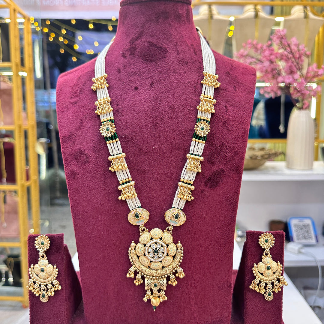 Khyati  Long Rajwadi Necklace