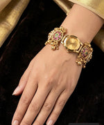 Load image into Gallery viewer, Shweta Heritage Brass Wrist Watch - Random Dial
