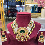 Load image into Gallery viewer, Ritika Heavy Rajwadi Neckset
