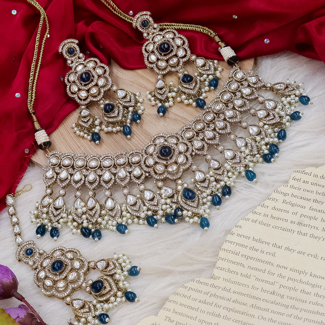 Rinal Polki Choker Set