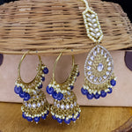 Load image into Gallery viewer, Muskan Hoop Jhumka With Mangtika
