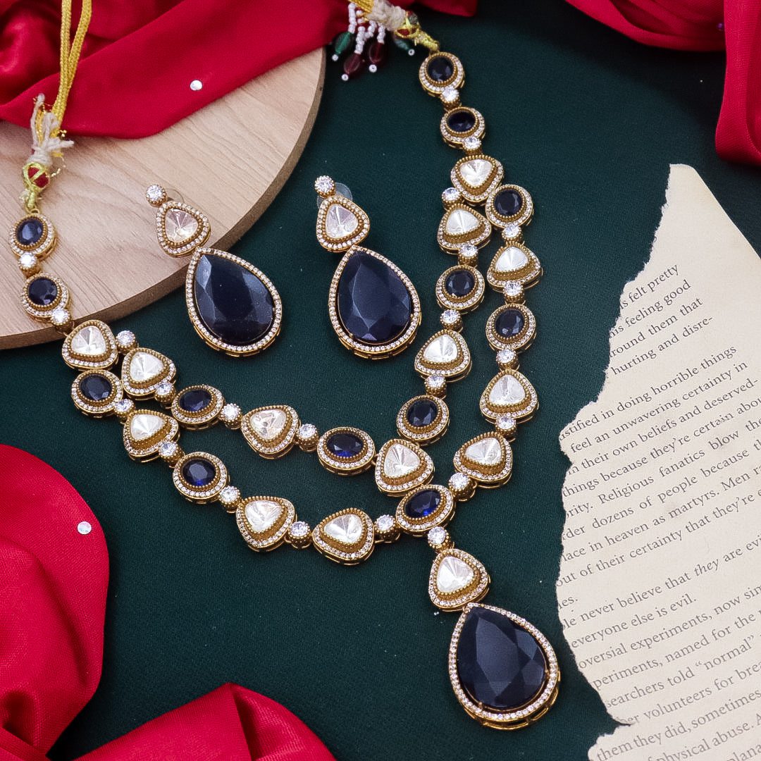 Lavina Polki Layered Set