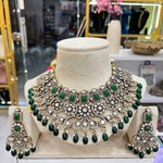 Load image into Gallery viewer, Ira Semi Bridal Kundan Choker Set
