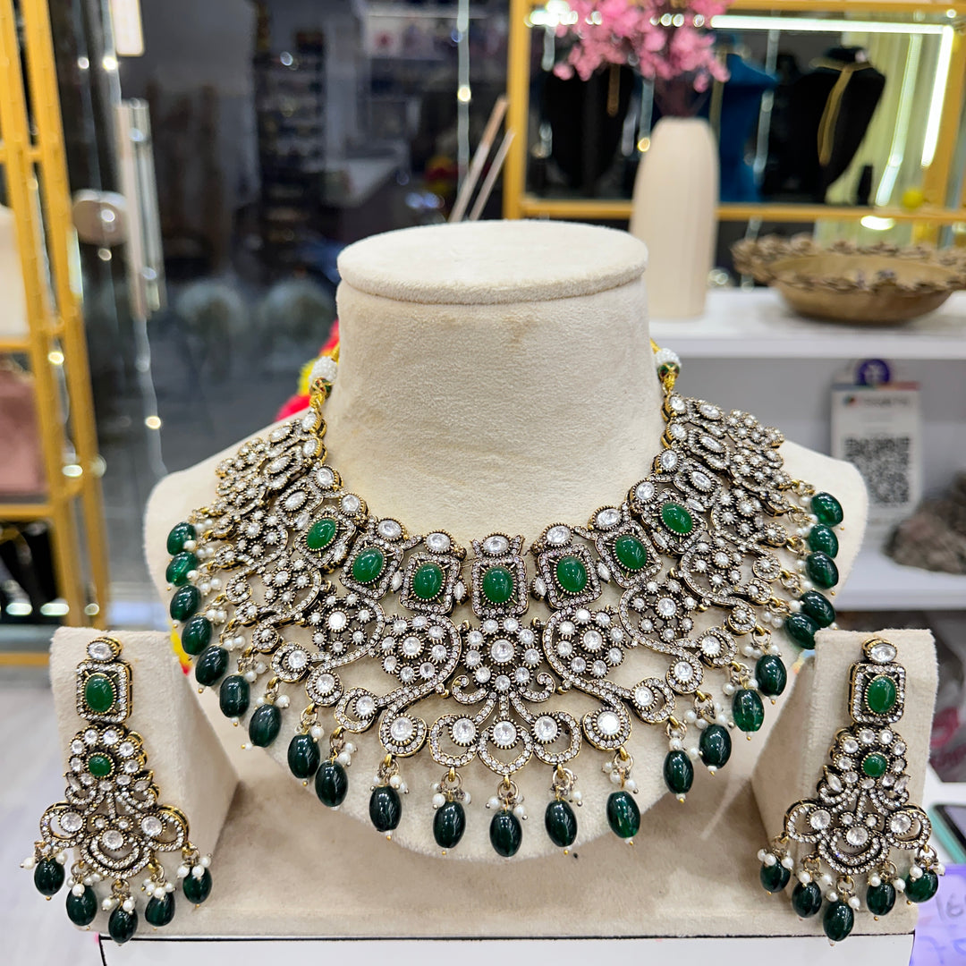 Ira Semi Bridal Kundan Choker Set