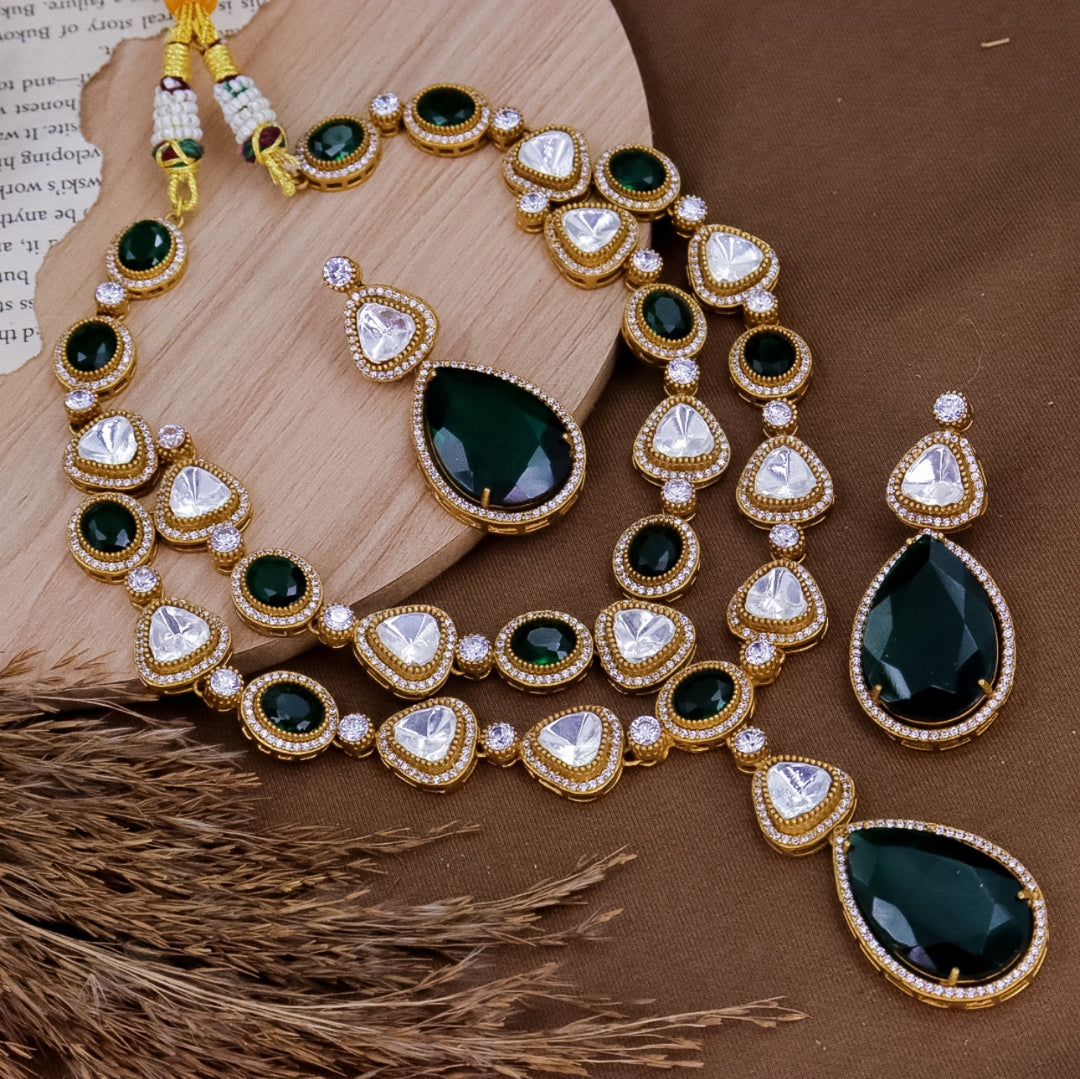 Lavina Premium Polki Choker Set