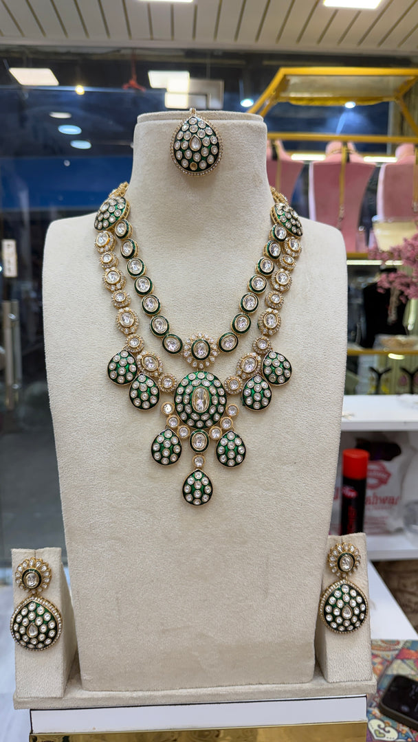 Laira Long Polki Layered Set