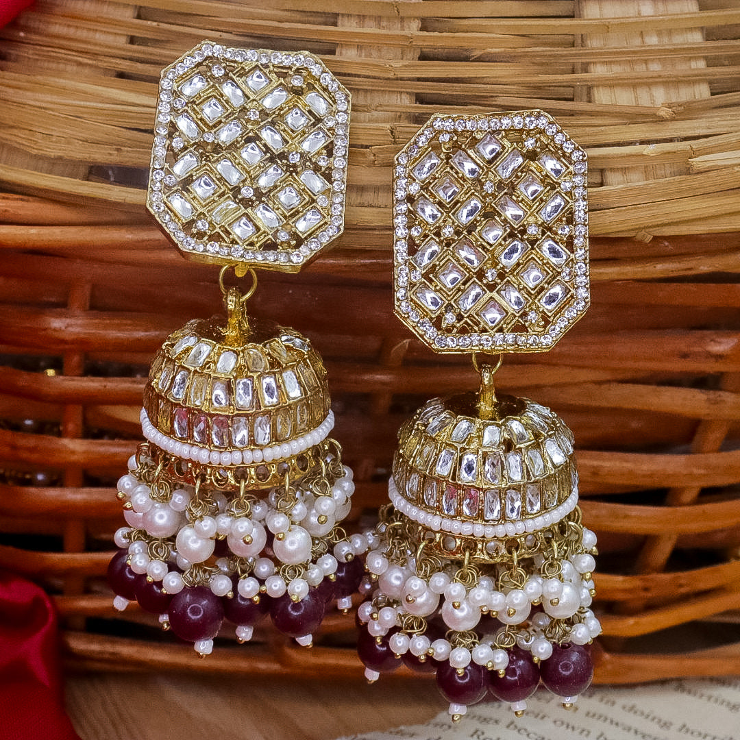 Lara Kundan Jhumka