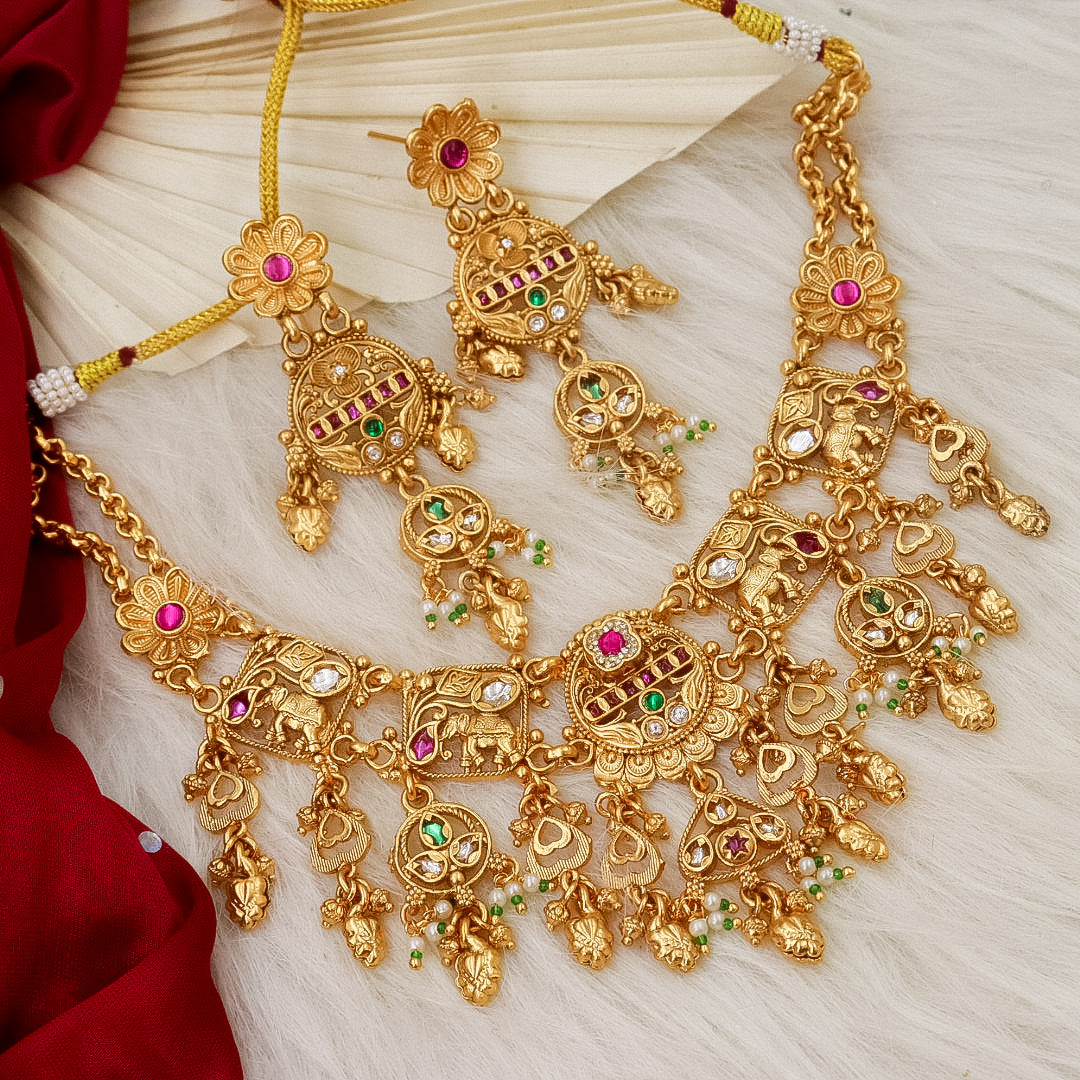 Sairka Rajwadi Necklace