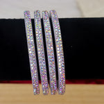 Load image into Gallery viewer, Diamond Bangles Set of 4