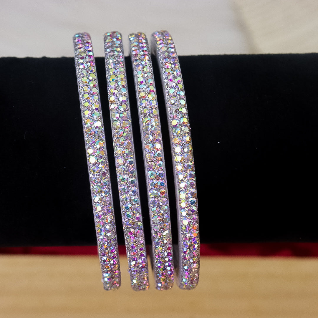 Diamond Bangles Set of 4