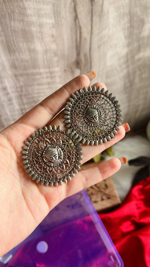 Oxidise Boho Studs