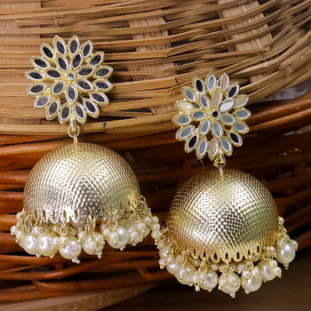 Ethnic Mirror Jhumka