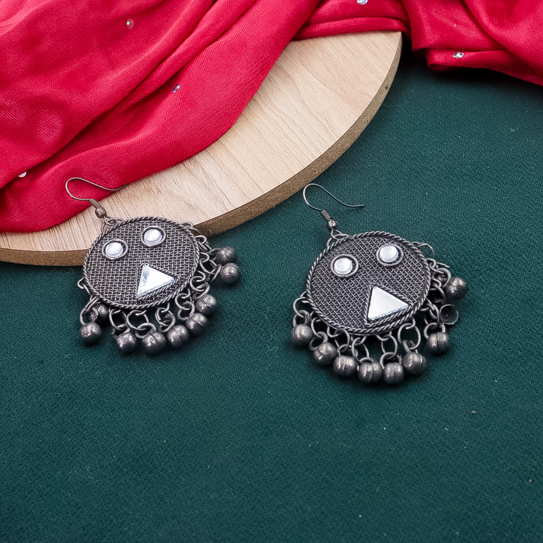 Black Polish Earrings