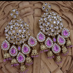 Load image into Gallery viewer, Aishwarya Chandbali - Purple
