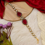 Load image into Gallery viewer, Jinal  Kundan Polki Sheeshphool