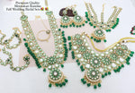 Load image into Gallery viewer, Full Kundan Polki Bridal Set

