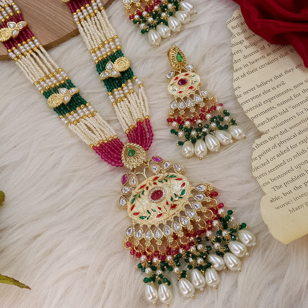 Khyati long Moti Necklace