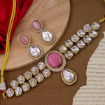 Load image into Gallery viewer, Polki Choker Set
